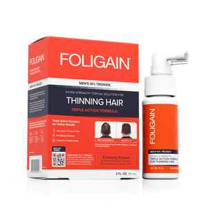 FOLIGAIN Triple Action Complete Formula For Thinning Hair For Men 10% Trioxidil - FOLIGAIN NEW ZEALAND