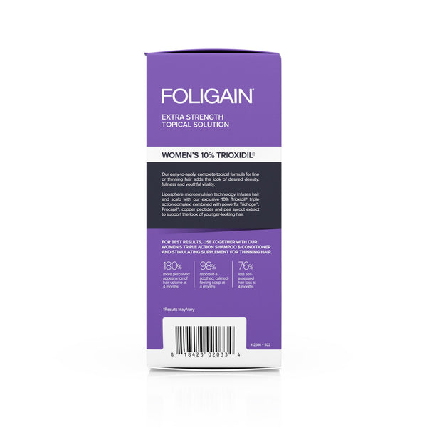 FOLIGAIN Triple Action Complete Formula For Thinning Hair For Women with 10% Trioxidil - FOLIGAIN NEW ZEALAND