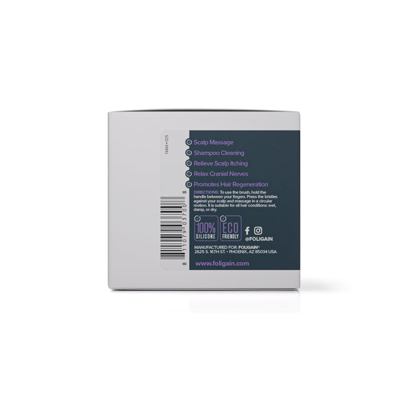 FOLIGAIN Scalp Therapy Exfoliator & Massager in Purple - FOLIGAIN NEW ZEALAND