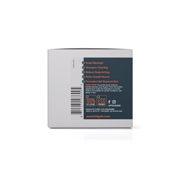 FOLIGAIN Scalp Therapy Exfoliator & Massager in Black - FOLIGAIN NEW ZEALAND