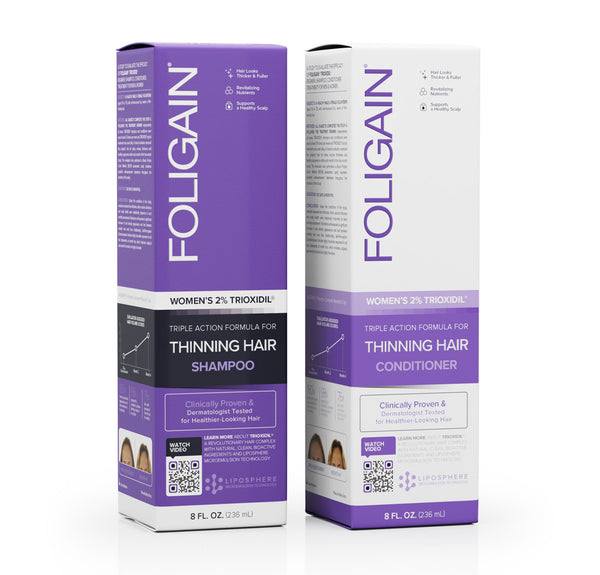 FOLIGAIN Hair Growth Shampoo + Conditioner Kit For Women