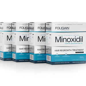 FOLIGAIN Low Alcohol Minoxidil 5% Hair Regrowth Treatment For Men 12 Month Supply - FOLIGAIN NEW ZEALAND