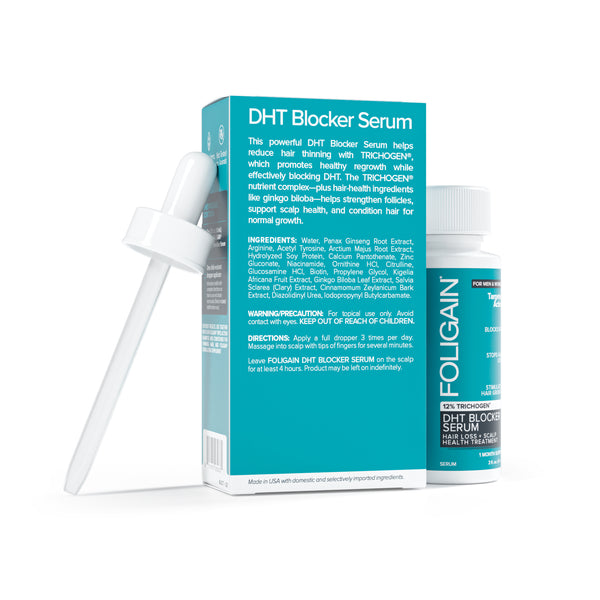 FOLIGAIN Hair Regrowth DHT Blocker Serum with 12% Trichogen® - FOLIGAIN NEW ZEALAND