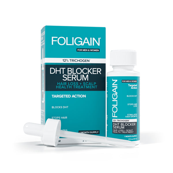 FOLIGAIN Hair Regrowth DHT Blocker Serum with 12% Trichogen® - FOLIGAIN NEW ZEALAND
