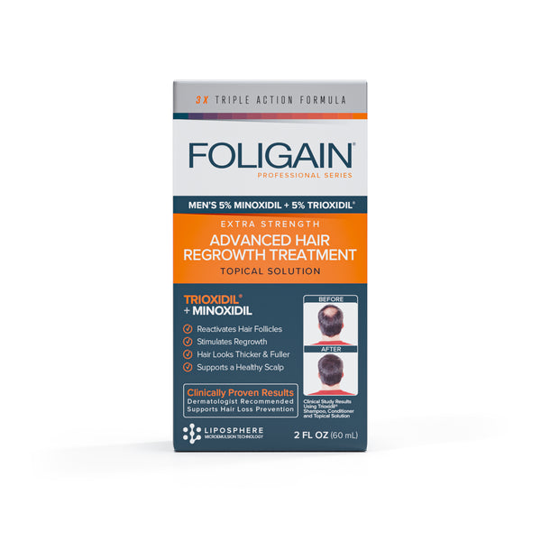 FOLIGAIN Advanced Hair Regrowth For Men Minoxidil 5% + Trioxidil 5% - FOLIGAIN NEW ZEALAND