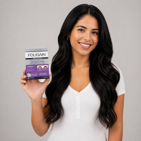FOLIGAIN Triple Action Complete Formula For Thinning Hair For Women with 10% TRIOXIDIL® - FOLIGAIN NEW ZEALAND