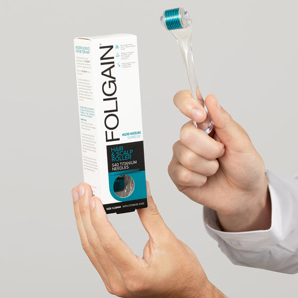 FOLIGAIN Hair & Scalp Roller 0.25 Titanium Needles - FOLIGAIN NEW ZEALAND
