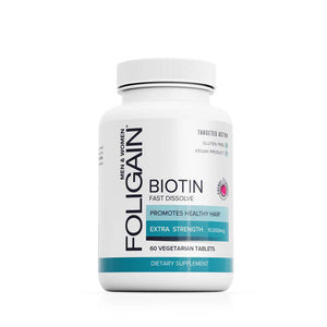 FOLIGAIN Biotin Supplement For Healthier-Looking Hair (Fast Dissolve) - FOLIGAIN NEW ZEALAND