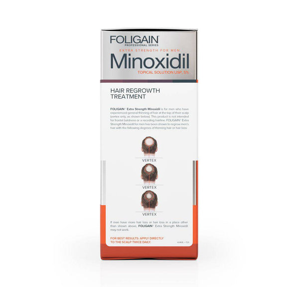 FOLIGAIN Minoxidil 5% Hair Regrowth Treatment For Men 12 Month Supply - FOLIGAIN NEW ZEALAND