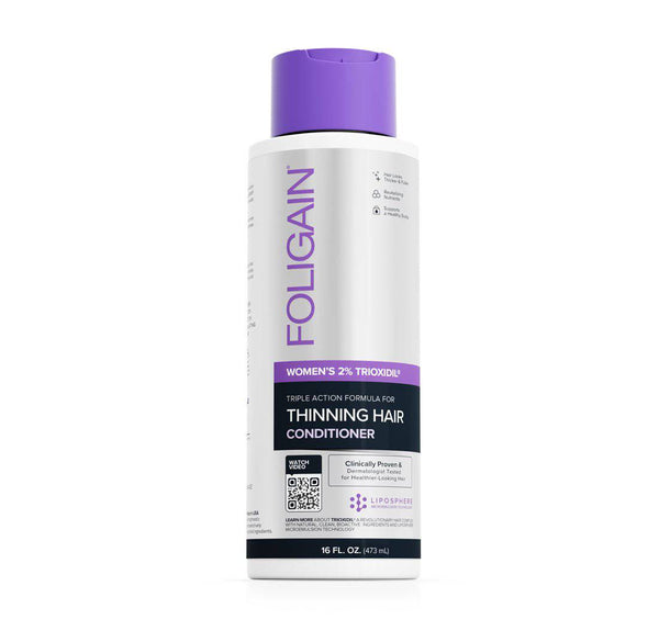 FOLIGAIN Triple Action Conditioner For Thinning Hair For Women with 2% Trioxidil 473ml - FOLIGAIN NEW ZEALAND