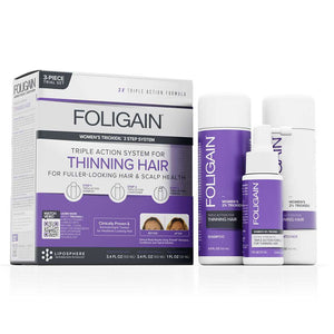 FOLIGAIN Triple Action Hair Care System For Women 3 Piece Trial Set - FOLIGAIN NEW ZEALAND