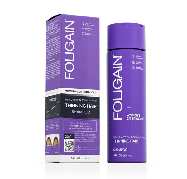 FOLIGAIN Triple Action Shampoo For Thinning Hair For Women with 2% Trioxidil - FOLIGAIN NEW ZEALAND