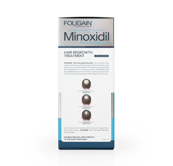 FOLIGAIN Low Alcohol Minoxidil 5% Hair Regrowth Treatment For Men 6 Month Supply - FOLIGAIN NEW ZEALAND