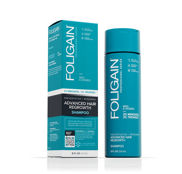 FOLIGAIN Advanced Hair Regrowth Hair Shampoo with 2% Minoxidil and 2% Trioxidil - FOLIGAIN NEW ZEALAND
