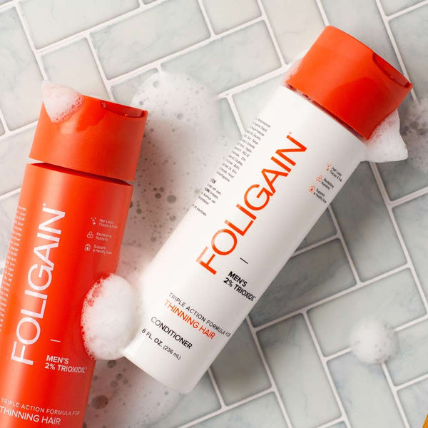 FOLIGAIN Hair Growth Shampoo + Conditioner Kit For Men