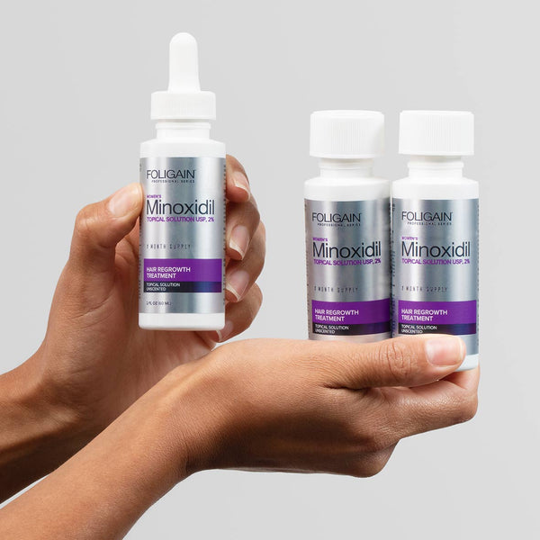 FOLIGAIN Minoxidil 2% Hair Regrowth Treatment For Women 3 Month Supply - FOLIGAIN NEW ZEALAND